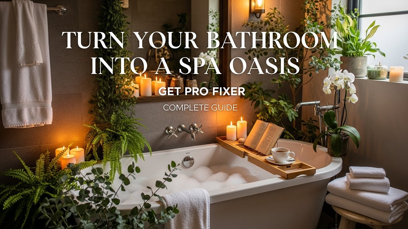 Turn your bathroom into a spa oasis Complete guide